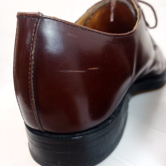John White Lyon Derby Brown Leather Shoes Mens Size 7 (Made in England) - Picture 9 of 14